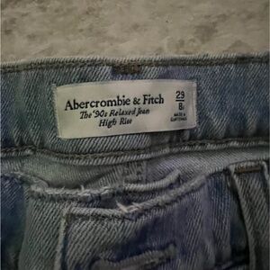 Abercrombie & Fitch Women’s 90’s Relaxed High Rise Denim Jeans